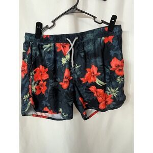 Maamgic Tropical Print Men's‎ Lined Swim Trunks Size XXL  (A54)